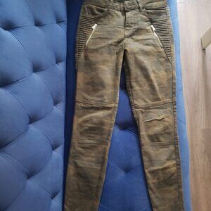 Zara basic denim with army design